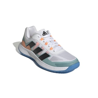 adidas Halowe buty do tenisa ForceBounce 2.0 biały/czarny/niebieski męskie